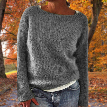 Valentine - Women's Relaxed Knit Sweater - photo 4