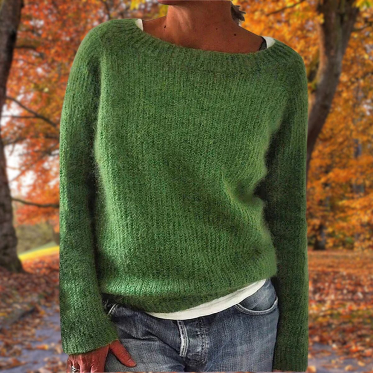 Valentine - Women's Relaxed Knit Sweater - photo 5