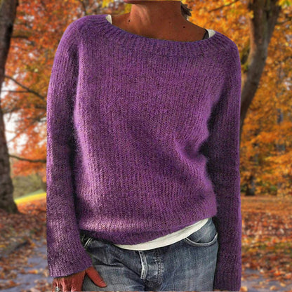 Valentine - Women's Relaxed Knit Sweater - photo 6