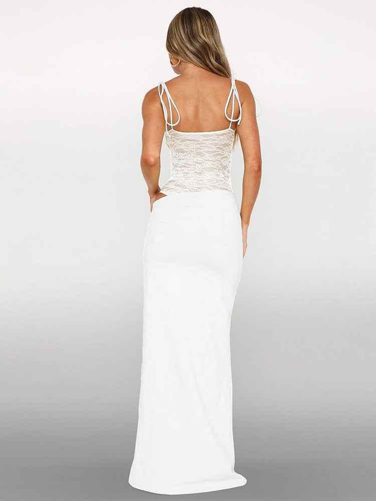 Yolande - Women's Maxi Lace Dress - photo 12