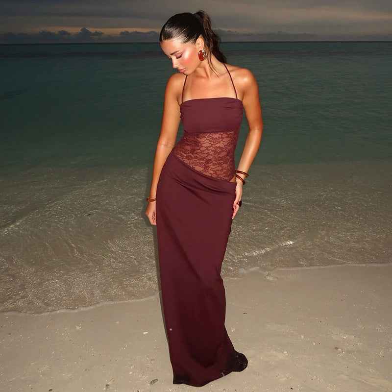 Yolande - Women's Maxi Lace Dress - photo 2