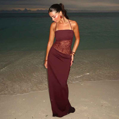 Yolande - Women's Maxi Lace Dress - photo 2