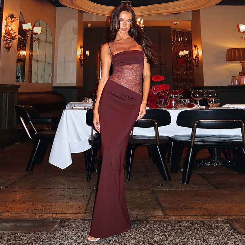 Yolande - Women's Maxi Lace Dress - photo 3
