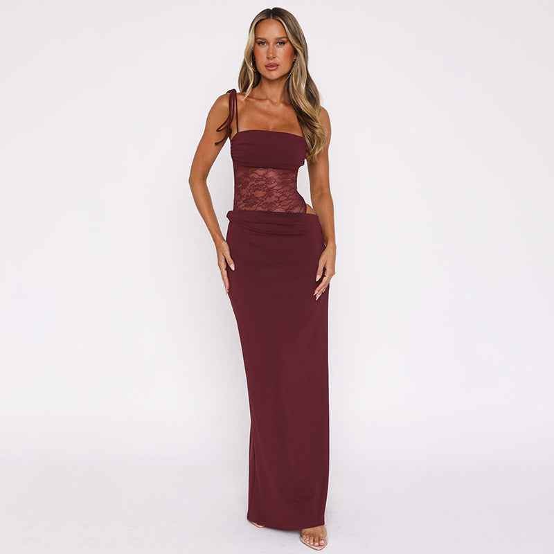 Yolande - Women's Maxi Lace Dress - photo 1