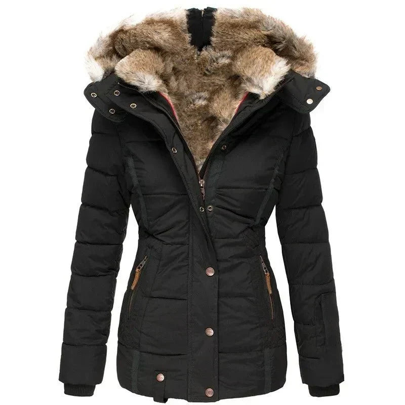 Rosanne - Women's Hooded Quilted Winter Jacket - photo 1