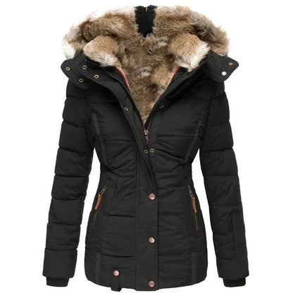 Rosanne - Women's Hooded Quilted Winter Jacket - photo 1