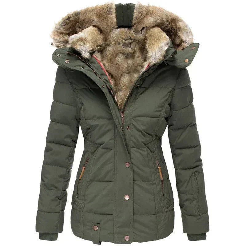 Rosanne - Women's Hooded Quilted Winter Jacket - photo 2