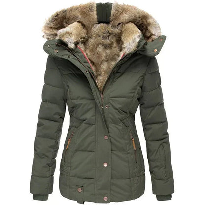 Rosanne - Women's Hooded Quilted Winter Jacket - photo 2