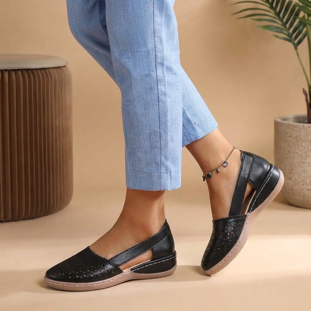Philippa - Women's Closed-Toe Cut-Out Sandals - photo 1