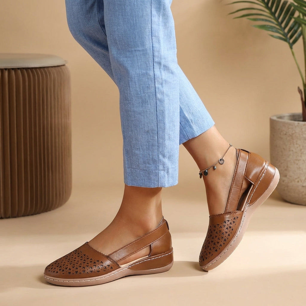 Philippa - Women's Closed-Toe Cut-Out Sandals - photo 3