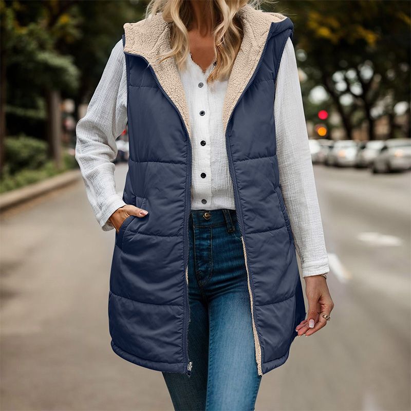 Iris - Women's Hooded Quilted Vest