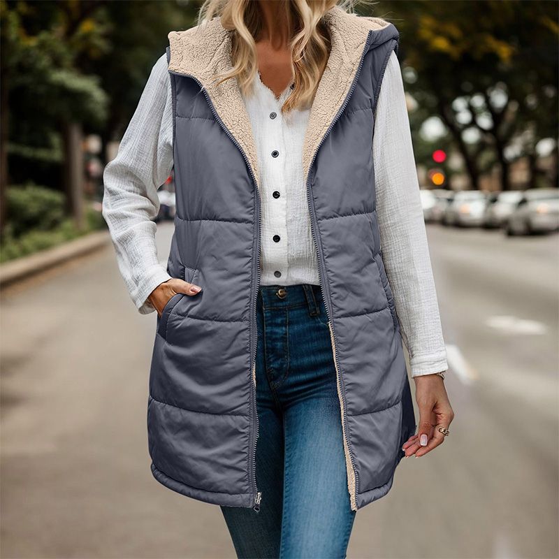 Iris - Women's Hooded Quilted Vest