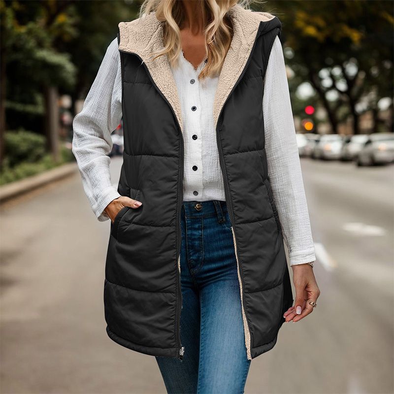 Iris - Women's Hooded Quilted Vest