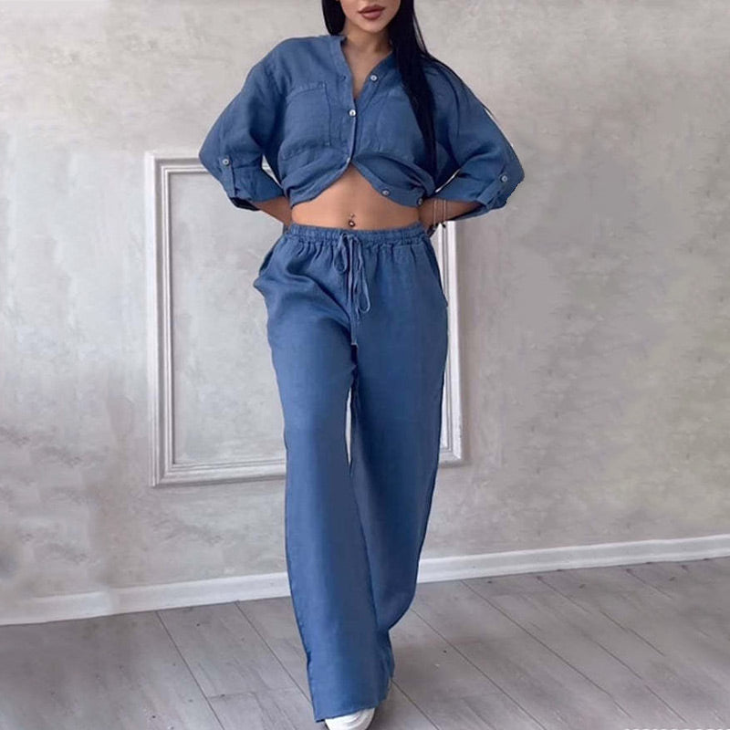 Wilhelmine - Completo leggero da donna in lino