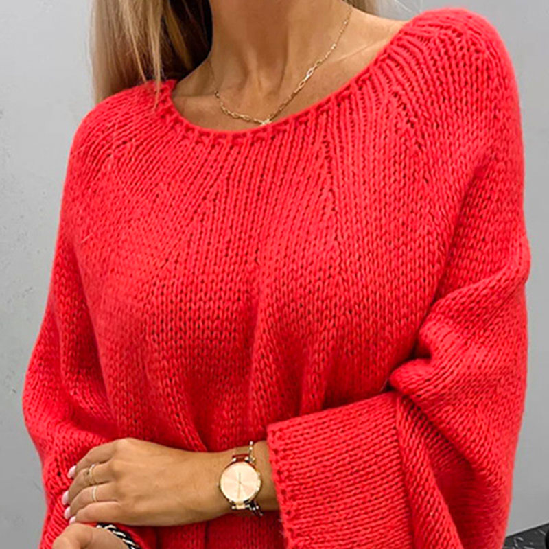Jolene - Women's Oversized Knit Sweater - photo 7