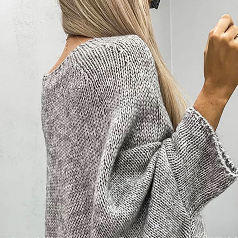Jolene - Women's Oversized Knit Sweater - photo 11