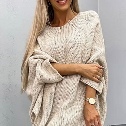 Jolene - Women's Oversized Knit Sweater - photo 3