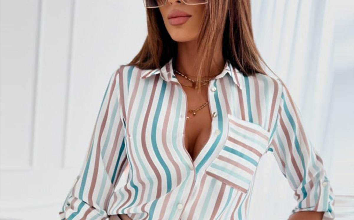 Giselle - Women's Satin Long Top - photo 1