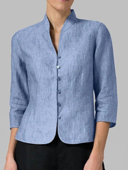 Cerys - Women's Linen Breathable Blazer - photo 1