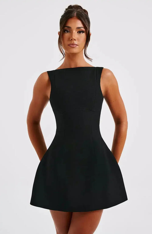 Violette - Women's Fitted Mini Dress - photo 1
