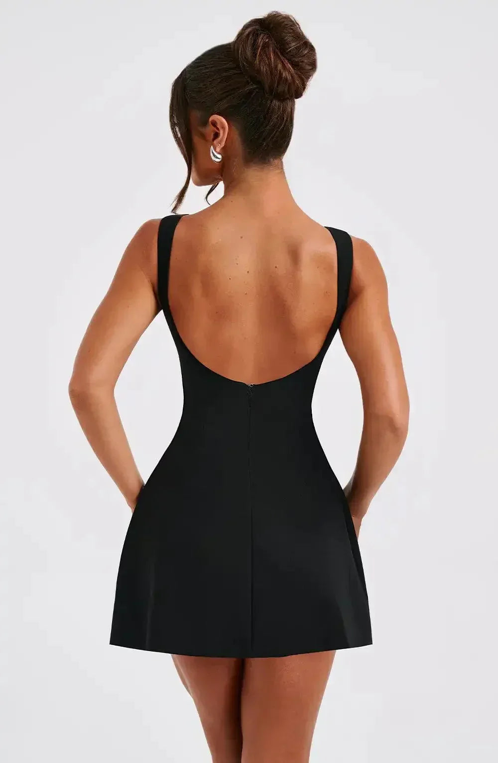 Violette - Women's Fitted Mini Dress - photo 2