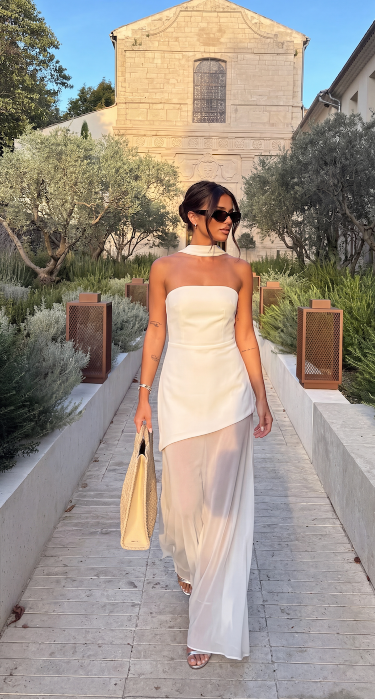 Rosalyn - Women's Asymmetrical Maxi Dress - photo 4