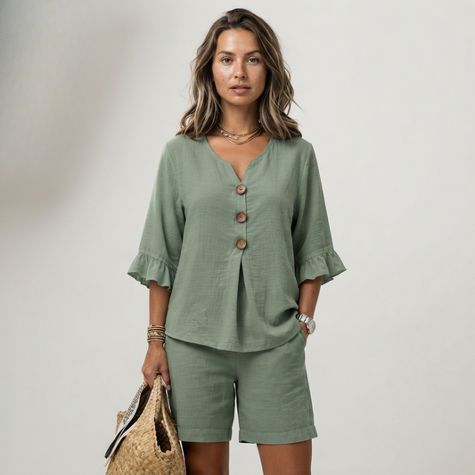 Rosalie - Women's Relaxed Two-Piece Set - photo 1