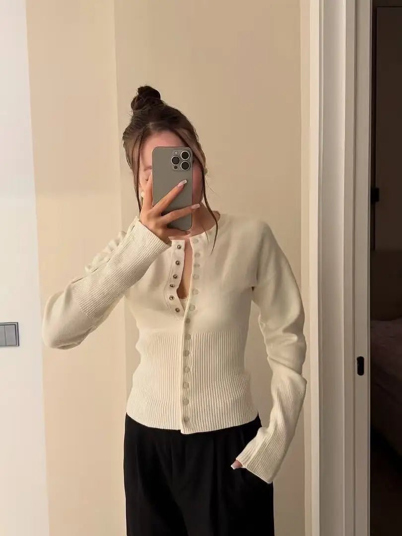 Sidonie - Women's Slim-Fit Sweater - photo 1
