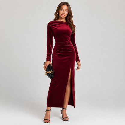 Tilda - Women's Fitted Maxi Dress - photo 1