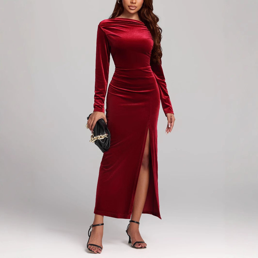 Tilda - Women's Fitted Maxi Dress - photo 3