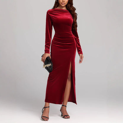 Tilda - Women's Fitted Maxi Dress - photo 3