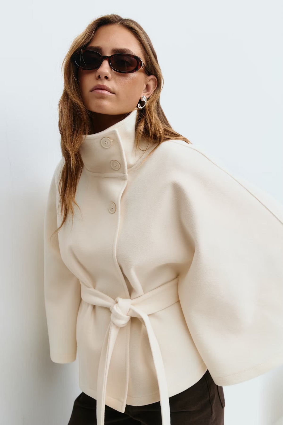 Zara - Women's Cape Coat - photo 1