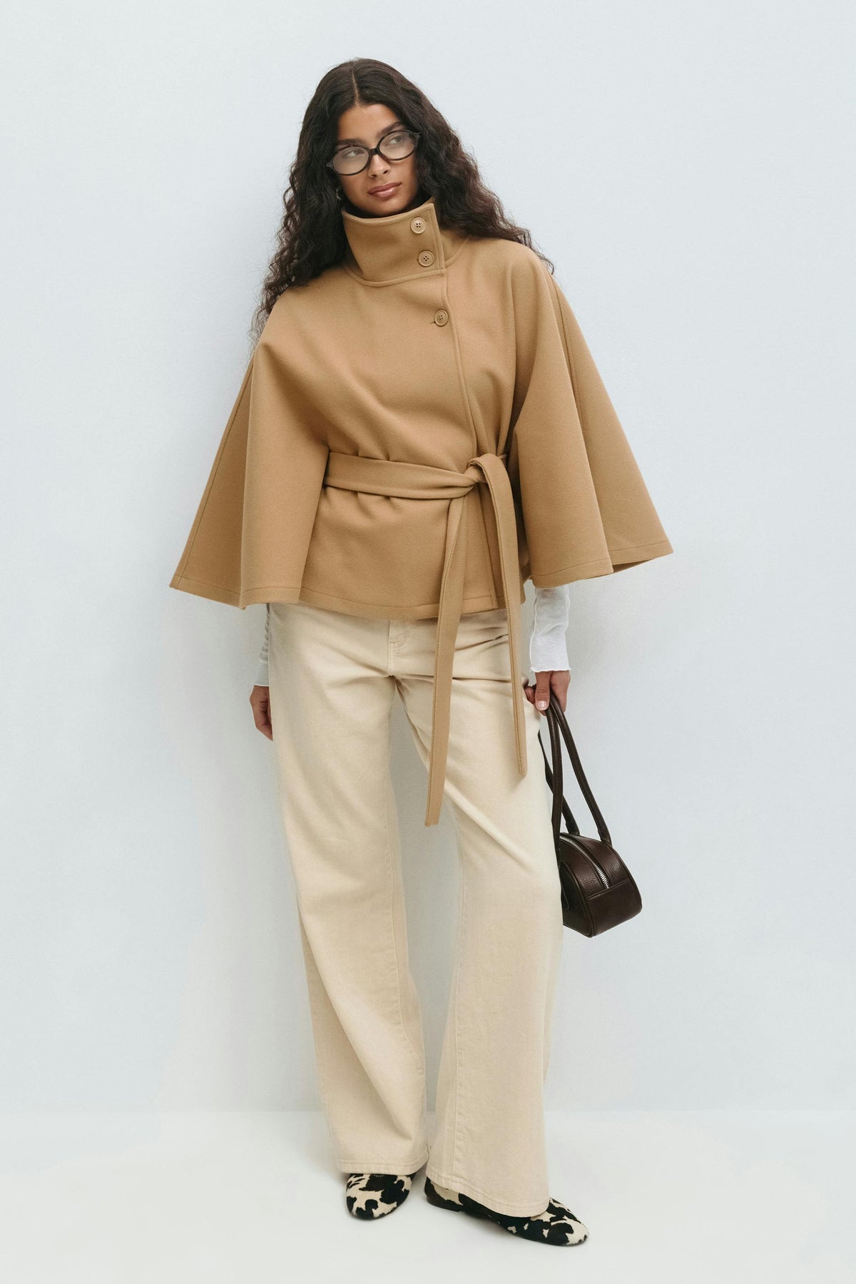Zara - Women's Cape Coat - photo 10
