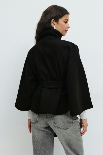 Zara - Women's Cape Coat - photo 12
