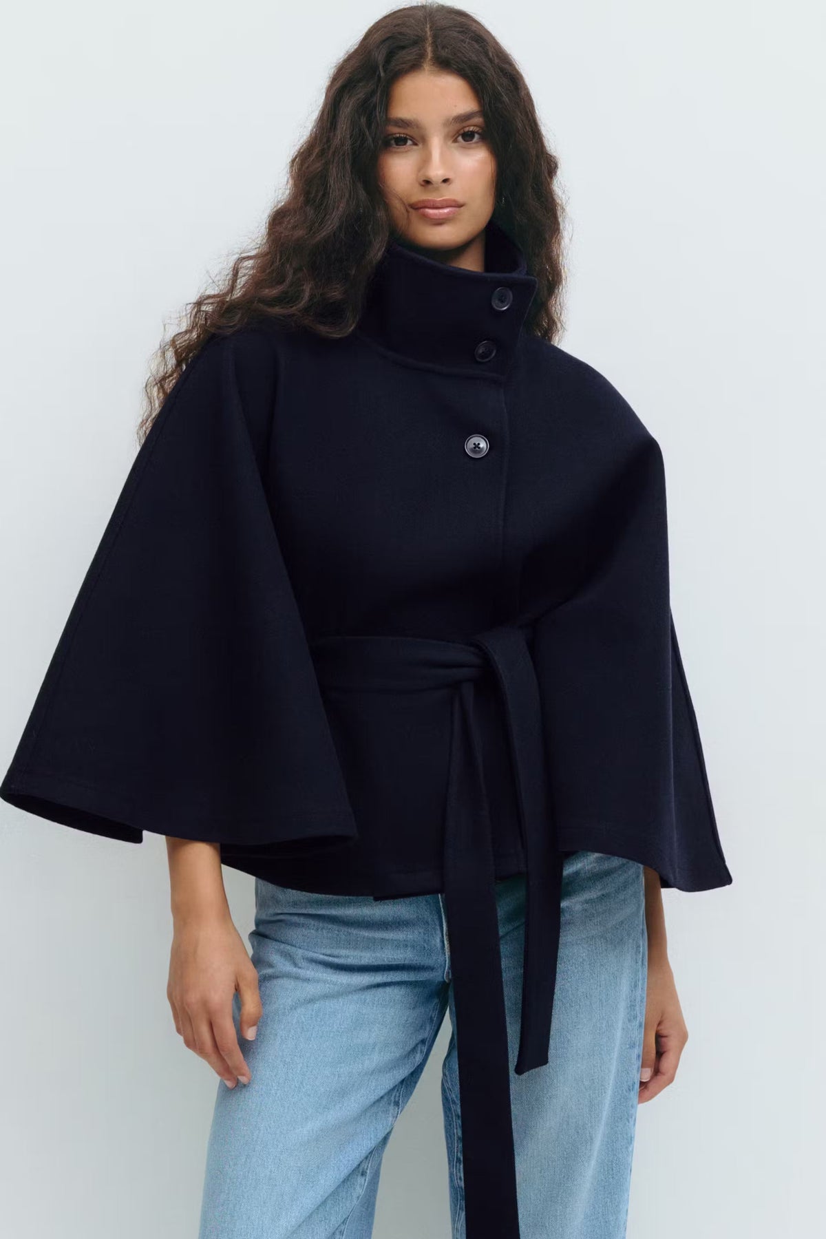 Zara - Women's Cape Coat - photo 5
