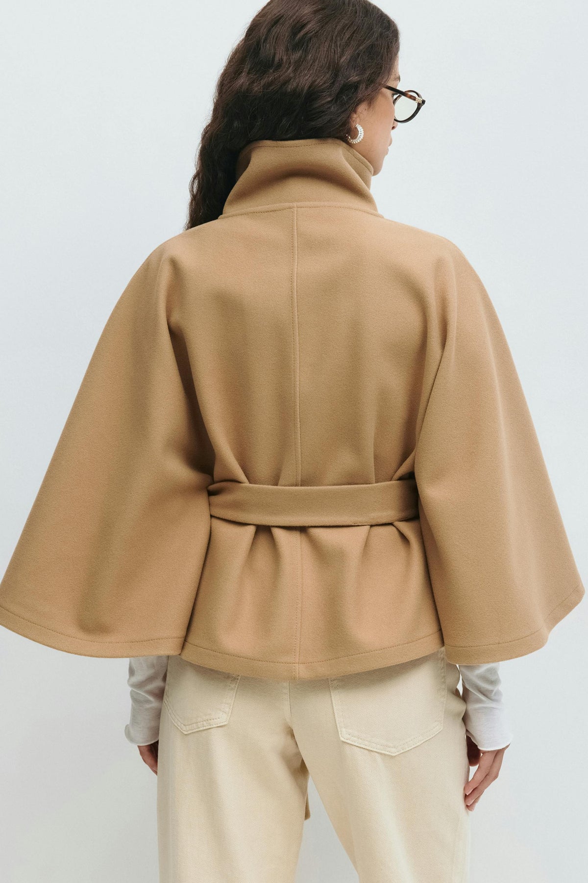 Zara - Women's Cape Coat - photo 9
