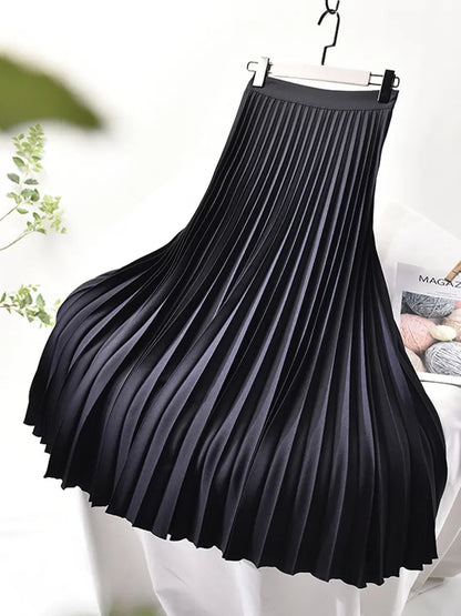 Fenna - Women's Pleated Midi Skirt - photo 1