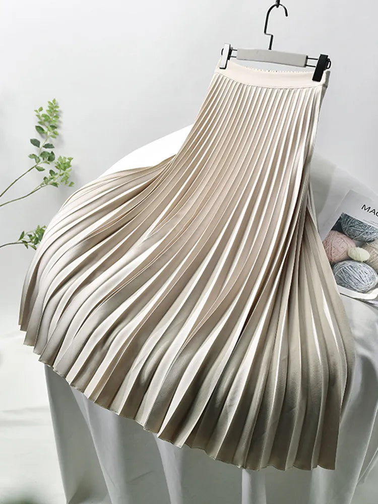 Fenna - Women's Pleated Midi Skirt - photo 4