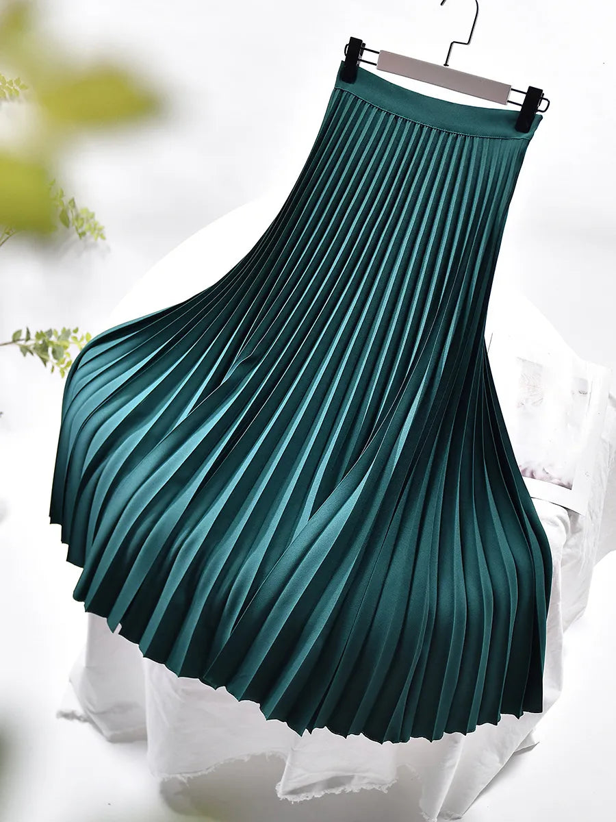 Fenna - Women's Pleated Midi Skirt - photo 7