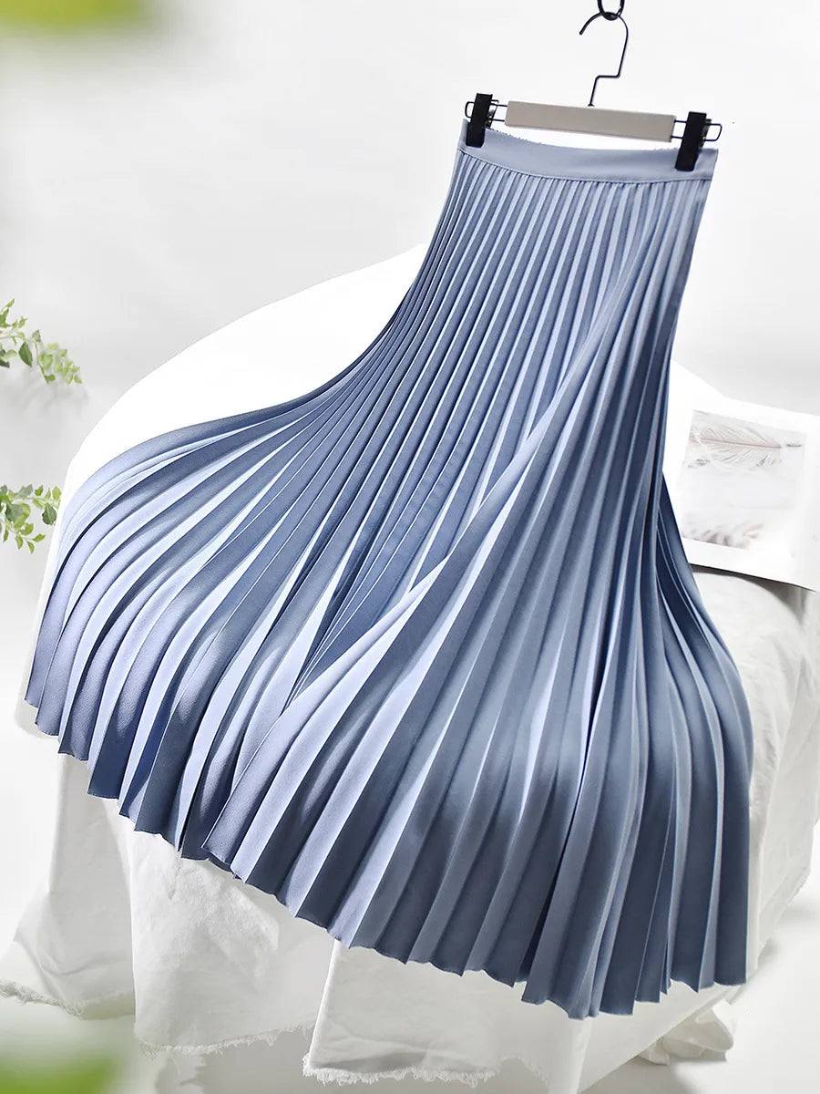 Fenna - Women's Pleated Midi Skirt - photo 8