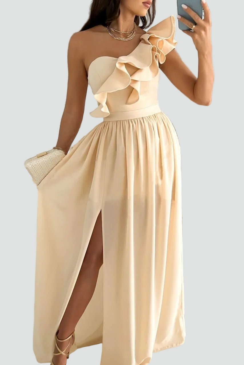 Solene - Women's Maxi One-Shoulder Dress - photo 1