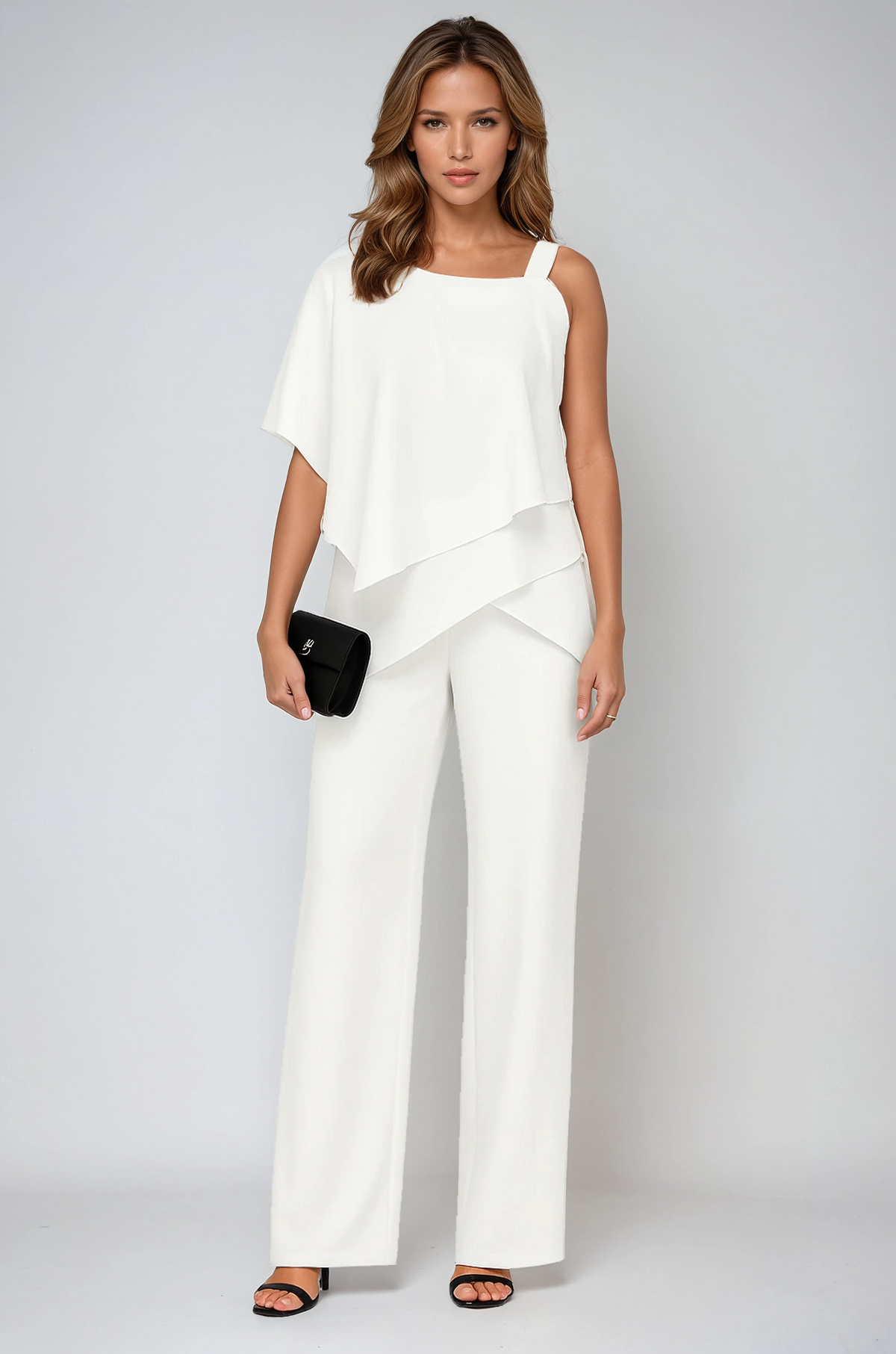 Tamsin - Women's Asymmetrical Chiffon Set - photo 1