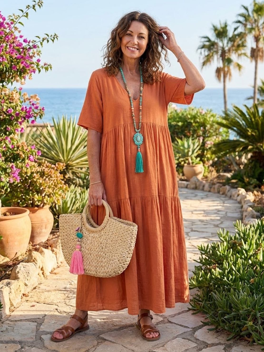 Mireille - Women's Jacket Maxi Dress - photo 3