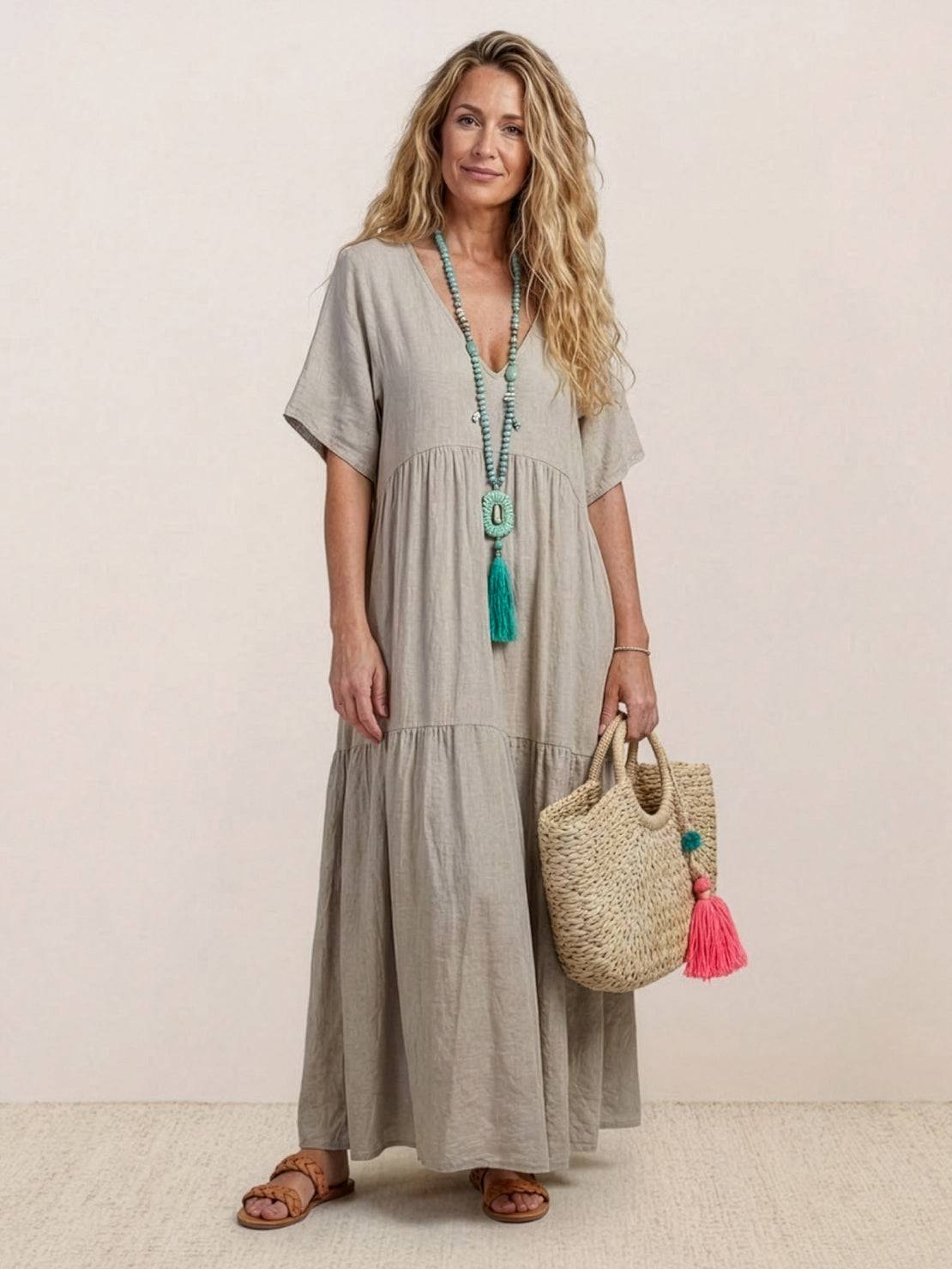Mireille - Women's Jacket Maxi Dress - photo 14
