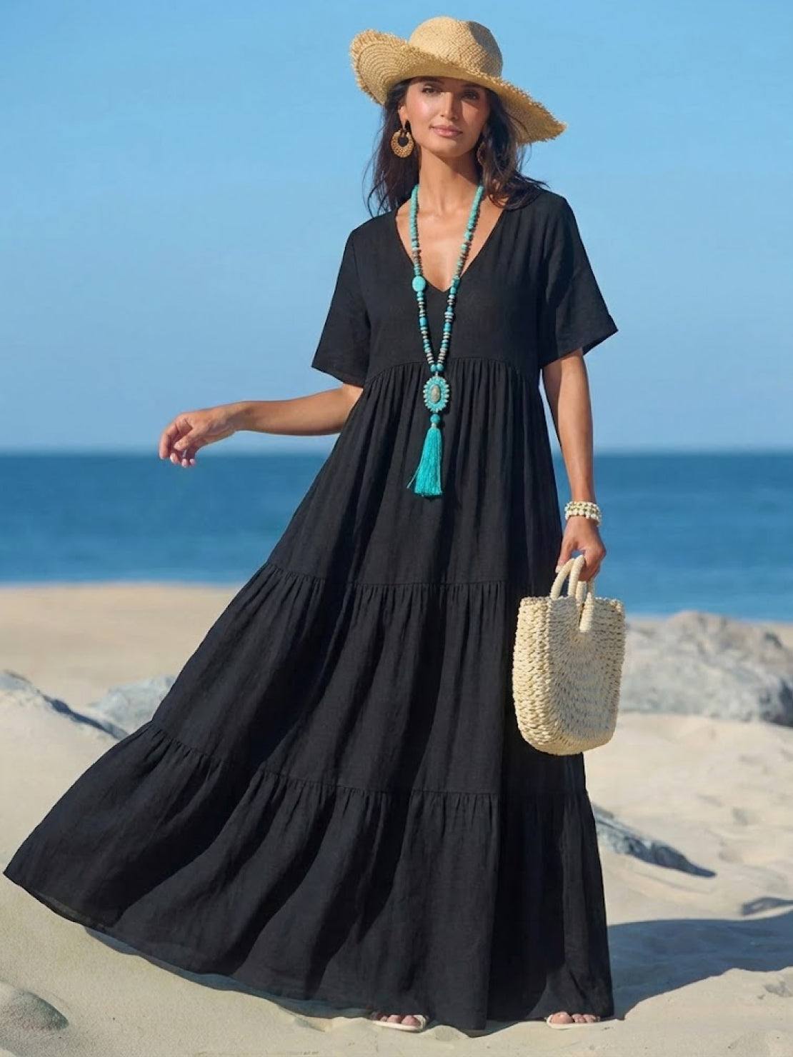 Mireille - Women's Jacket Maxi Dress - photo 16