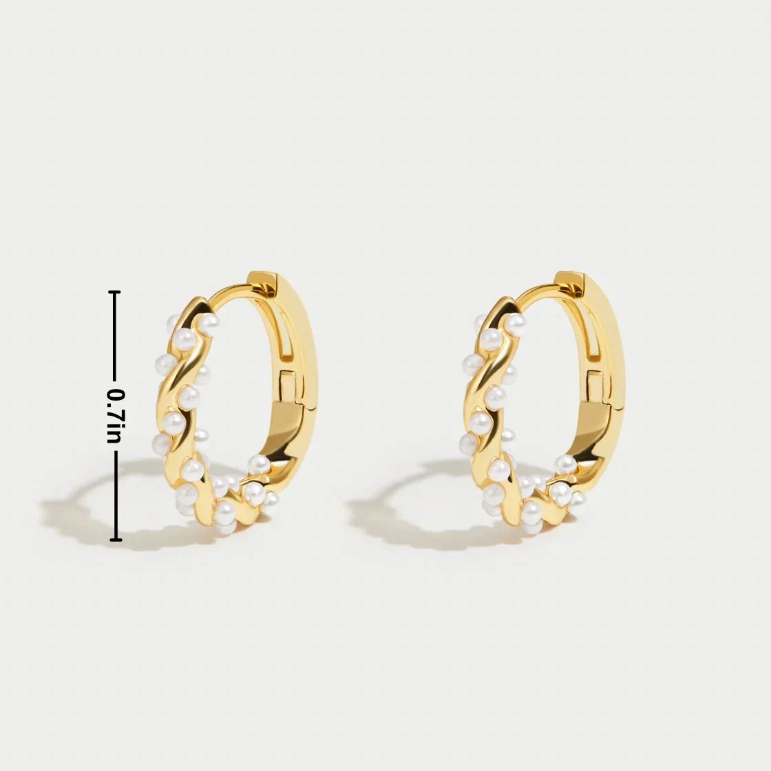 Zelda - Women's Brass Hoop Earrings