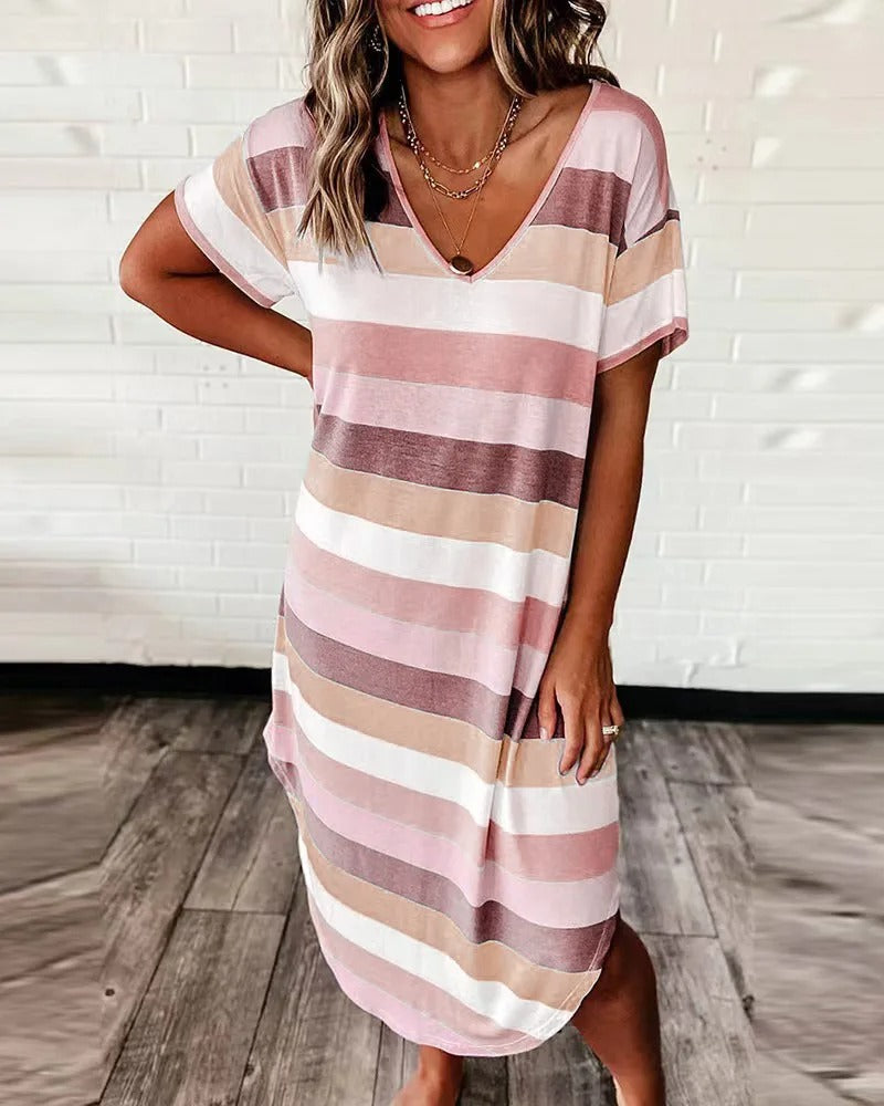 Mila - Women's Striped Summer Dress - photo 6
