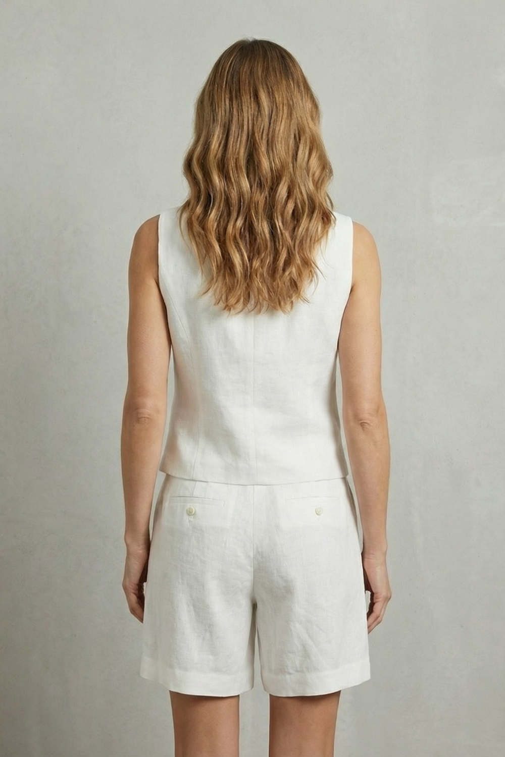 Yolande - Women's Tailored Linen-Look Jacket - photo 3