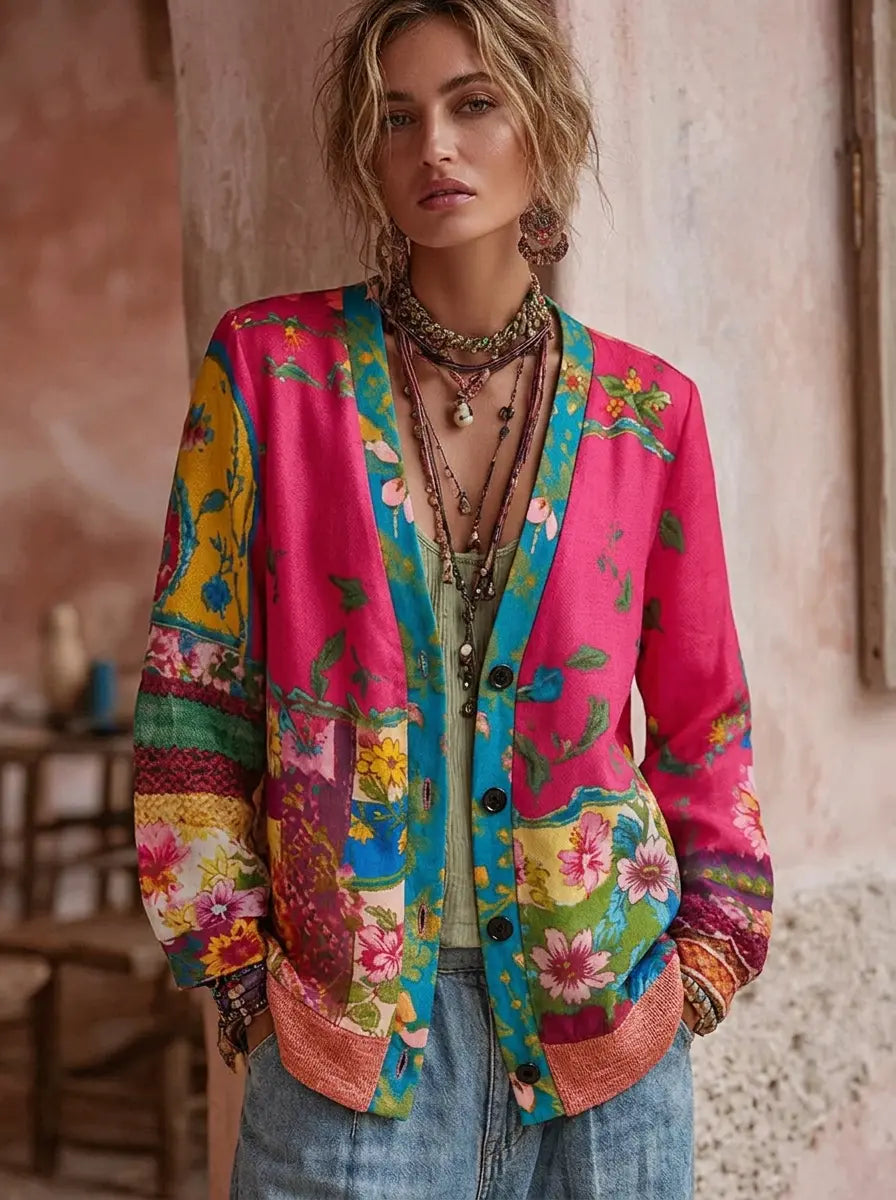 Oriane - Women's Floral Sweater - photo 1