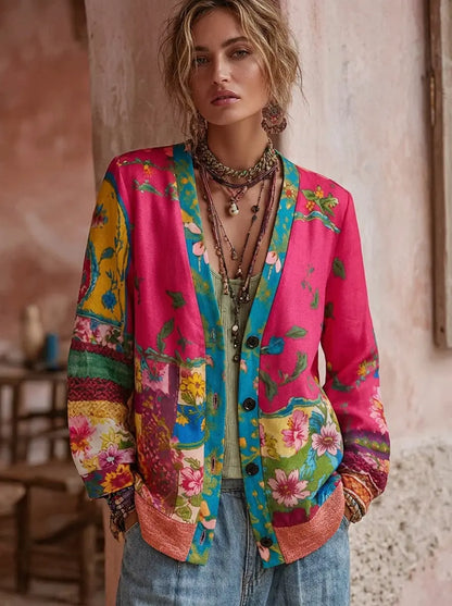 Oriane - Women's Floral Sweater - photo 1